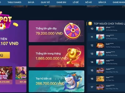 Jackpot Win Screen